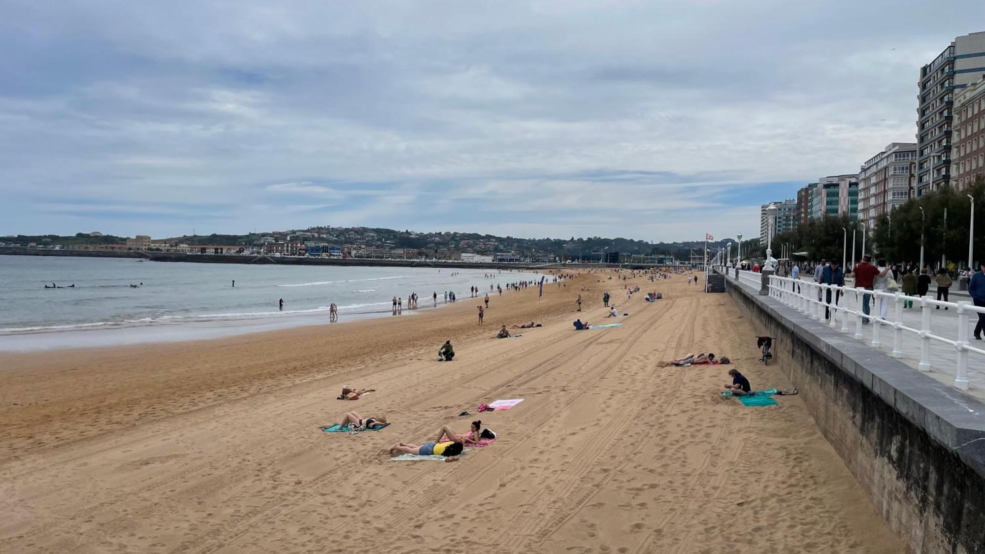 Apartamento Playa De ヒホン エクステリア 写真