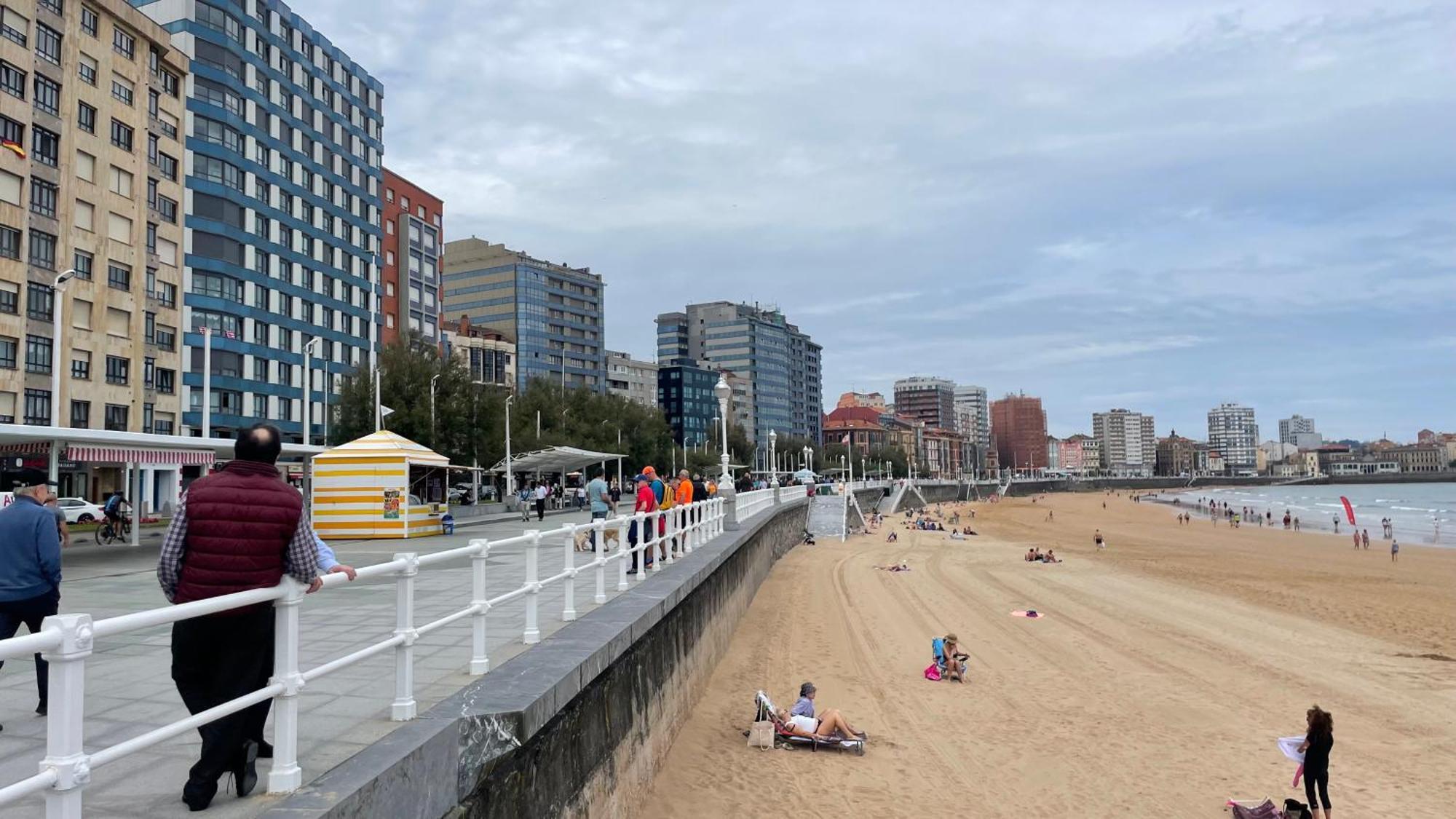 Apartamento Playa De ヒホン エクステリア 写真